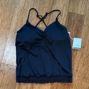 Carve Designs Black Tankini Top